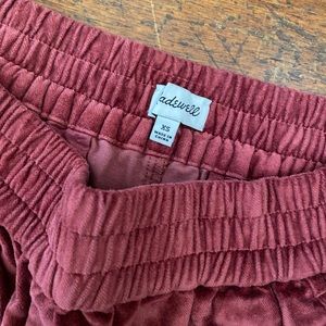 Velour madewell joggers